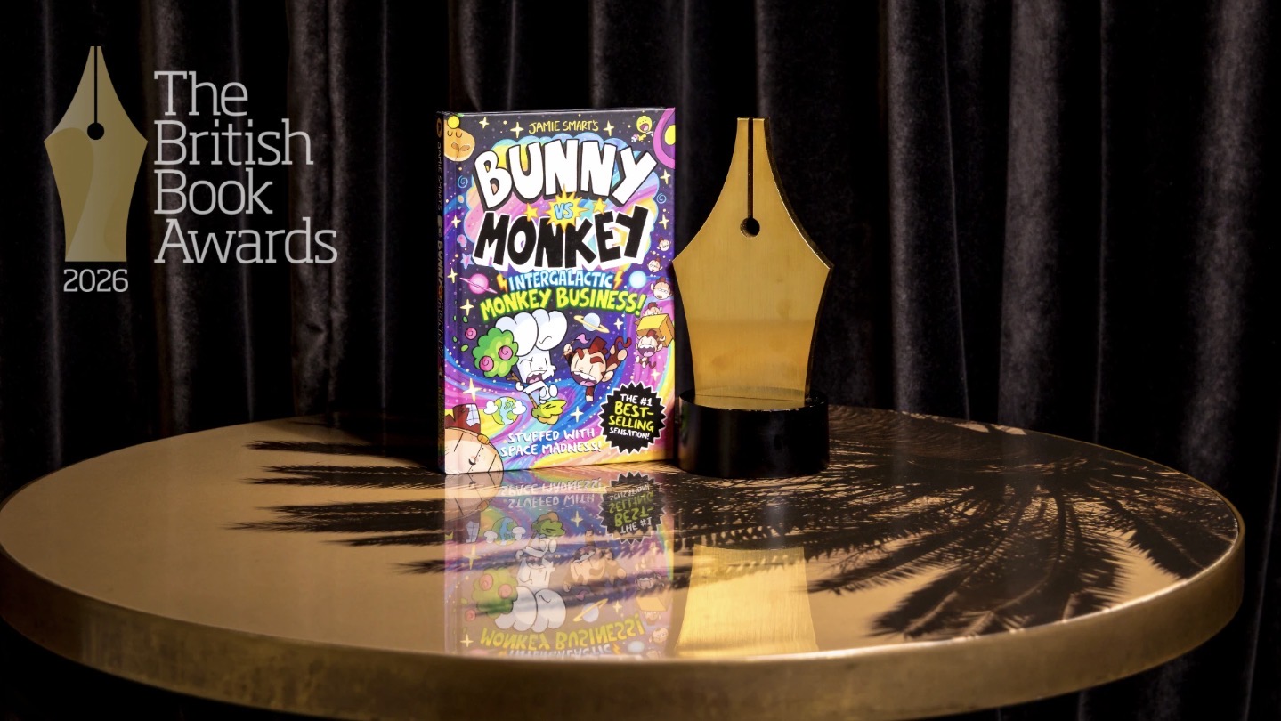 Jamie Smart’s Bunny Vs Monkey Wins British Book Award!