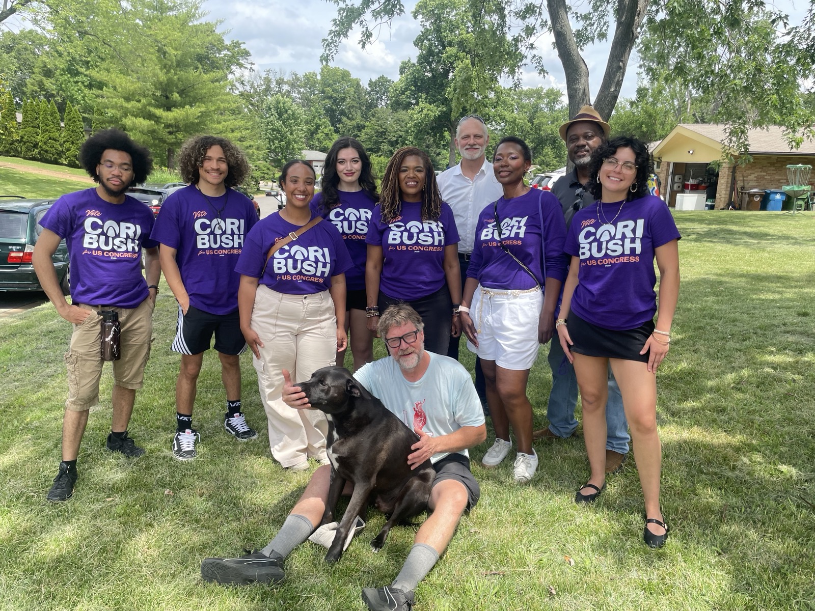 St Louis getting out for Cori Bush